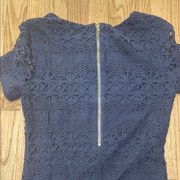 Lulus Dress Lace Navy Blue - Picture 5 of 5